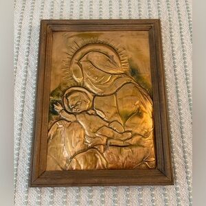 Handmade Mary & Joseph Wall Art